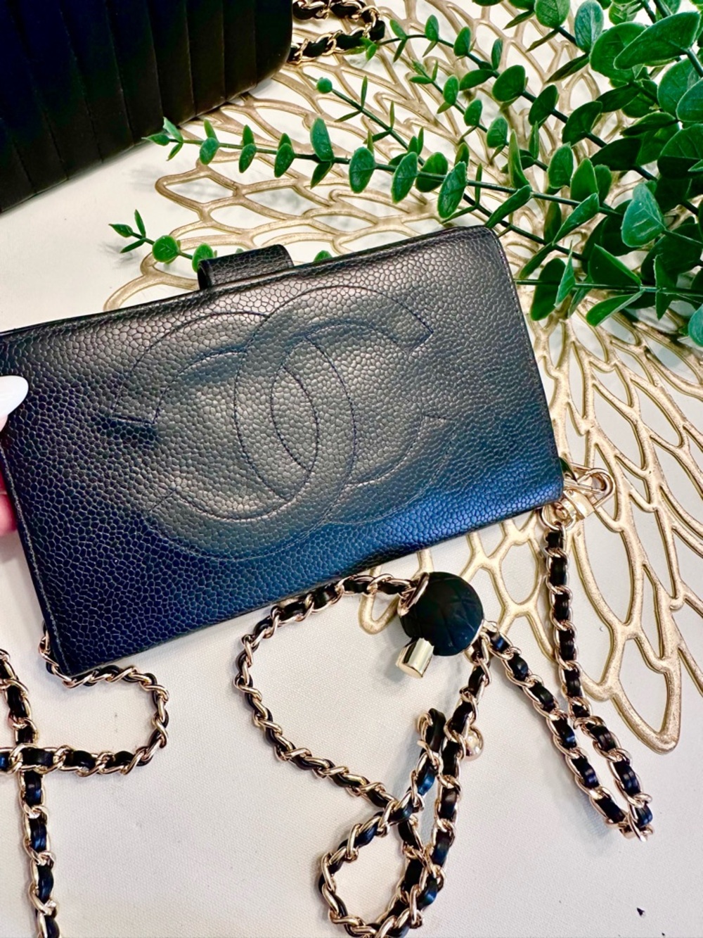 CHANEL Classic Flap Leather Mademoiselle Bag Black - Picture 14 of 16
